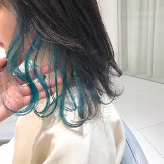 ミディアム カラー レイズ 立川のヘアスタイル