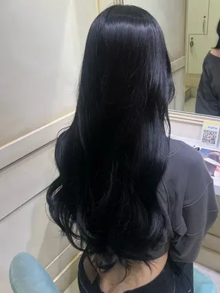 ロング カラー 💖ダブルカラー/ ケアカラー/レナ💖のヘアスタイル