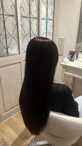 ミディアム カラー 似合わせ 顔周りYUUGAのヘアスタイル