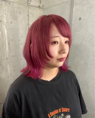 ミディアム カラー 🎗️かとう しほ🎗️のヘアスタイル