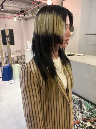 ロング カラー 村上雅人 ナチュラルモードのヘアスタイル
