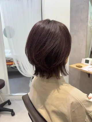 セミロング カラー 似合う髪型見つけます AYAKAのヘアスタイル