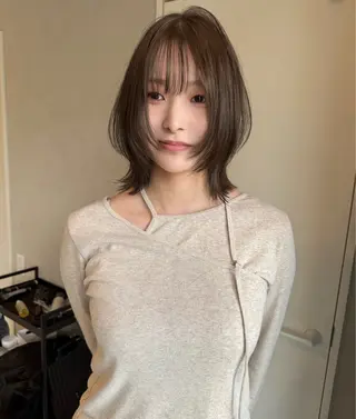 ショート カラー 透明カラー/レイヤー misaki °＊のヘアスタイル