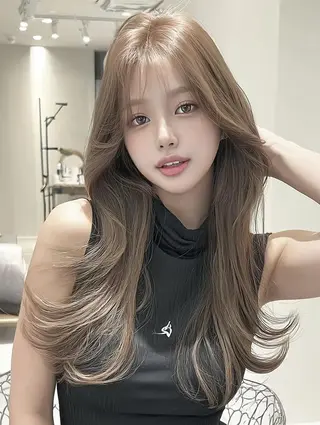 セミロング FOCUS JAPAN4のヘアスタイル