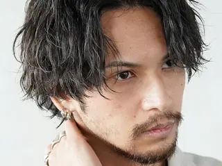 パーマ メンズ fifth park 六反穂 龍介のヘアスタイル