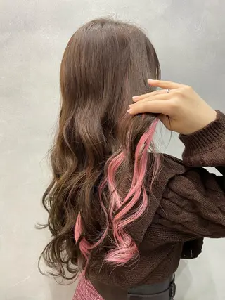 ロング カラー ヘアアレンジ FAAM Tsuneのヘアスタイル