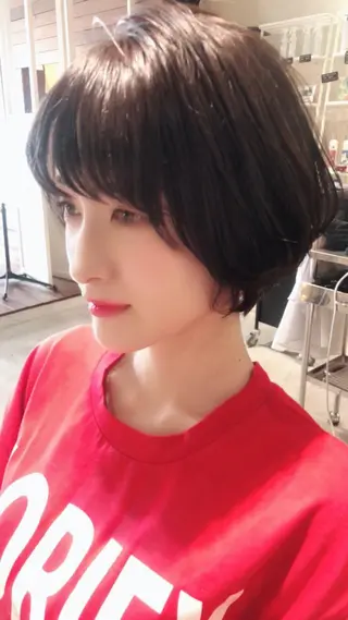 ショート カラー creep hair nozomiのヘアスタイル