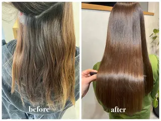 ロング ARCHE 心斎橋 常塚のヘアスタイル