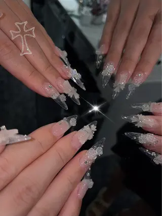 ネイル Sora nail 長さ出し専門店のネイルデザイン