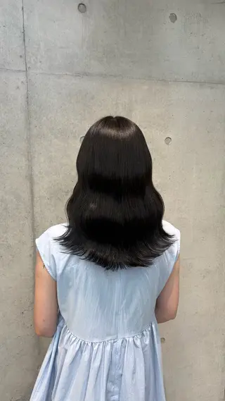 ロング カラー パーマ ヘアアレンジ メンズ 赤み消し艶カラー/美 髪☘️Reika☘️のヘアスタイル