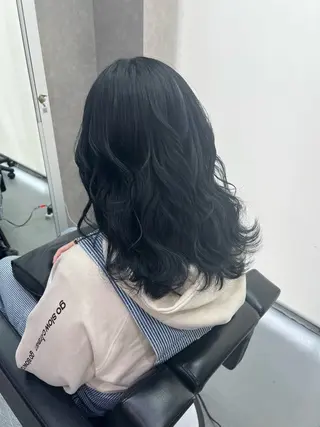 ミディアム 🍑アヤ🫧パーマ モデル募集🍑のヘアスタイル