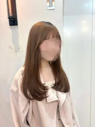 ロング カット/ハイトーン まなみ🤍のヘアスタイル