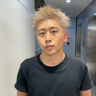 ショート カラー パーマ メンズ 🔥メンズ 特化🔥菊水皐暉🔥のヘアスタイル