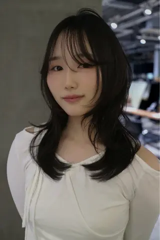 ミディアム レイヤー支持no.1 ☆笠原翔一のヘアスタイル