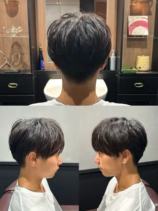ミディアム メンズ ありが みさのヘアスタイル