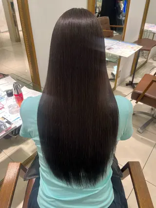 ロング 韓国風・透明感・艶髪 🩵Hanaka◝✩のヘアスタイル
