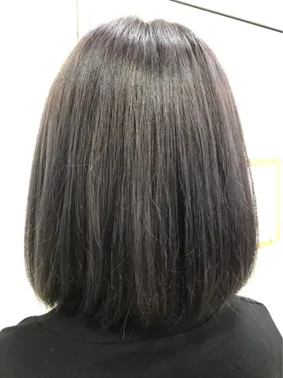 ミディアム 青木 優歩のヘアスタイル