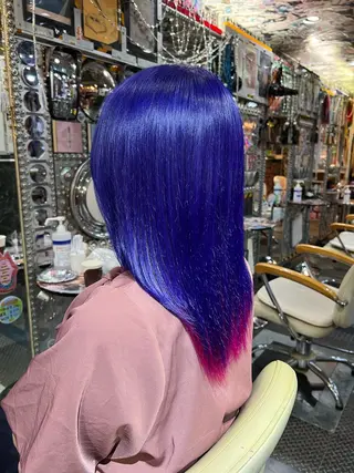 セミロング カラー メンズ KOYA ｺﾔのヘアスタイル