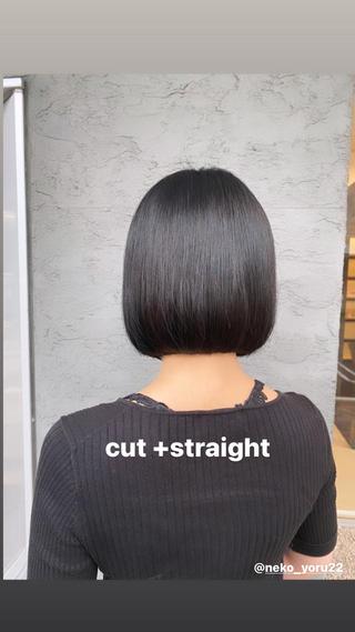 ショート パーマ 横地 凌のヘアスタイル
