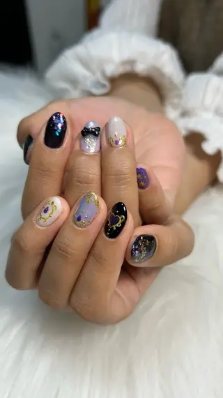 ネイル お絵描きネイル Hanakoのネイルデザイン