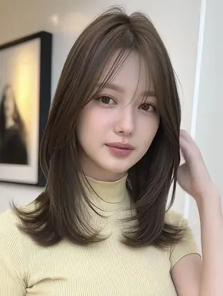 ミディアム 橋爪 優真のヘアスタイル