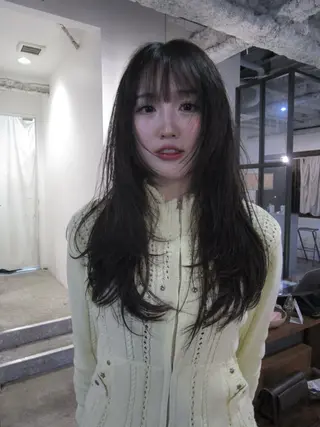 ロング yu maのヘアスタイル