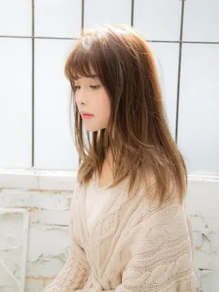 ミディアム 西村 晃一のヘアスタイル