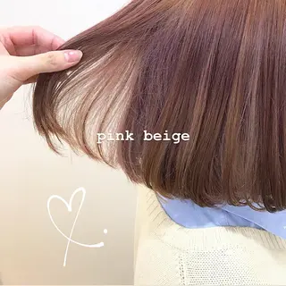 カラー riho/レイヤー/ ハイトーン/ブリーチのヘアスタイル