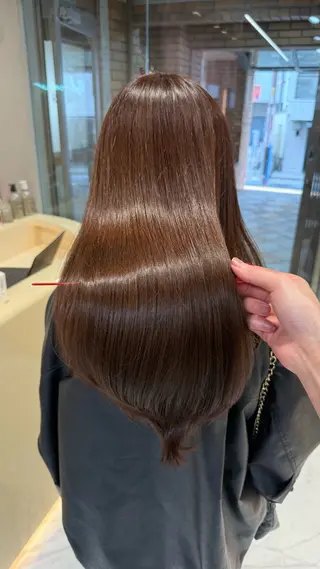 ロング カラー 大宮レイヤーカット ハッシュ　柏崎颯刀のヘアスタイル