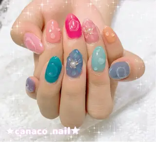 ネイル ベテランネイル cnc  nailのネイルデザイン