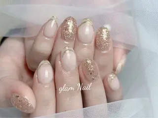 ネイル エツメ💅 長さ出し🎀デザインのネイルデザイン