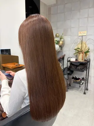 ロング 銀座/髪質改善/ 艶カラー/岸田佳祐のヘアスタイル