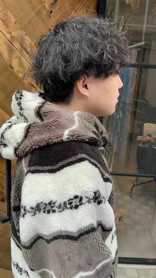 パーマ メンズ 【gemini店長】 メンズ特化中野稜平のヘアスタイル