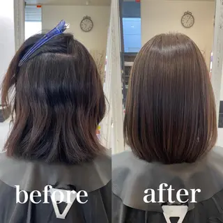 ショート 縮毛矯正/髪質改善 主税巧一のヘアスタイル