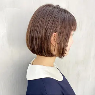 ショート カラー 👑ボブはお任せ ミヤノ👑のヘアスタイル