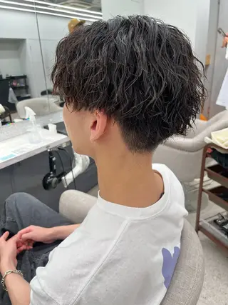 パーマ メンズ 🍐シャドウパーマ メンズ特化/守岡🍐のヘアスタイル