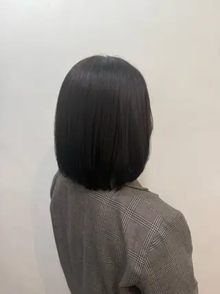 ミディアム ayu ka／パーマのヘアスタイル