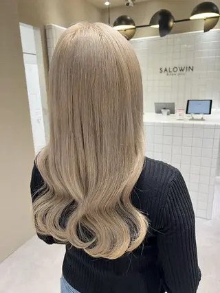 セミロング カラー ヘアアレンジ 新宿color🐝 AYAKA🌈💖のヘアスタイル