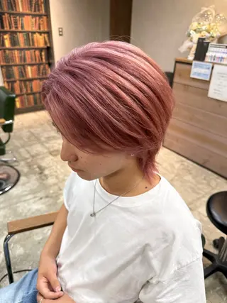 ショート カラー メンズ T Hのヘアスタイル