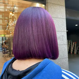 ミディアム カラー 村山 美空のヘアスタイル