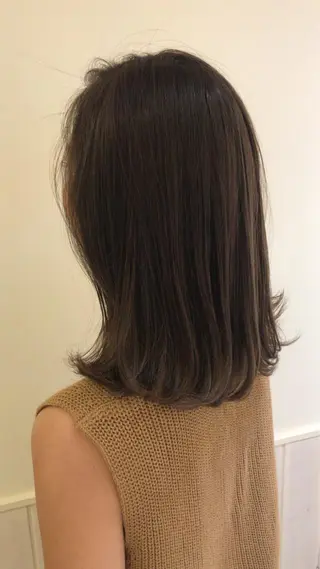 ミディアム カラー 清水 ちひろ ✄トップスタイリストのヘアスタイル