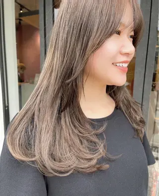 ロング こばやし あこのヘアスタイル