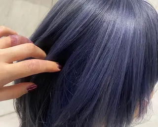 ミディアム カラー マンツーマン女性 美容師 奏のヘアスタイル