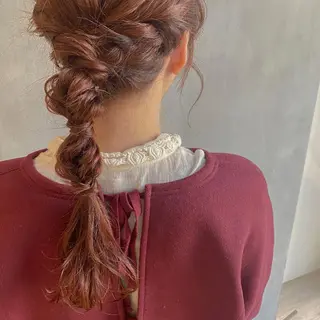 カラー ヘアアレンジ hana ROCCO3rdのヘアスタイル