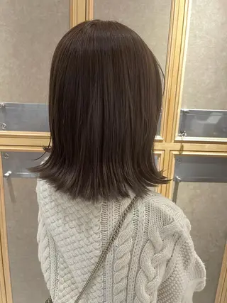 ミディアム カラー 透明感カラー/ レイヤー🤎mamiのヘアスタイル