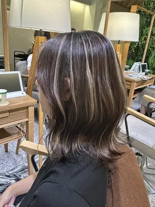 セミロング &.TIGRE KUMAMOTOのヘアスタイル