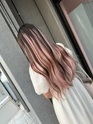 ロング カラー ブリーチ特化🌈 MANATOのヘアスタイル