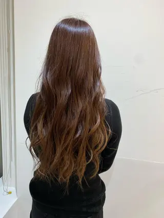 ロング 美髪矯正透明感カラー 江川 和輝のヘアスタイル