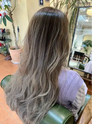 ロング カラー 石井 佑樹のヘアスタイル