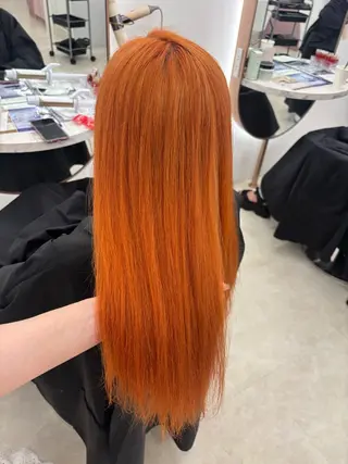 ロング カラー ayano/ピンク/ ラベンダーのヘアスタイル